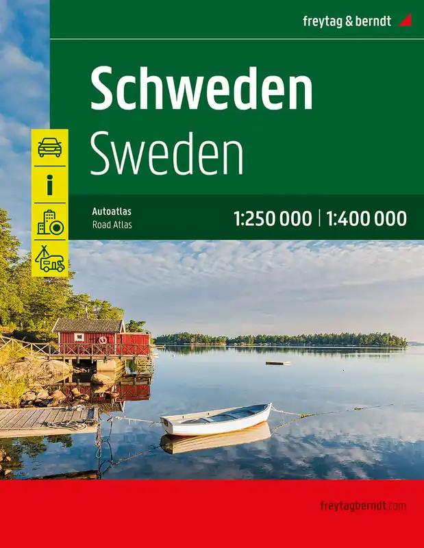 Zweden Autoatlas 1:250.000 / 1:400.000 Goedkoop