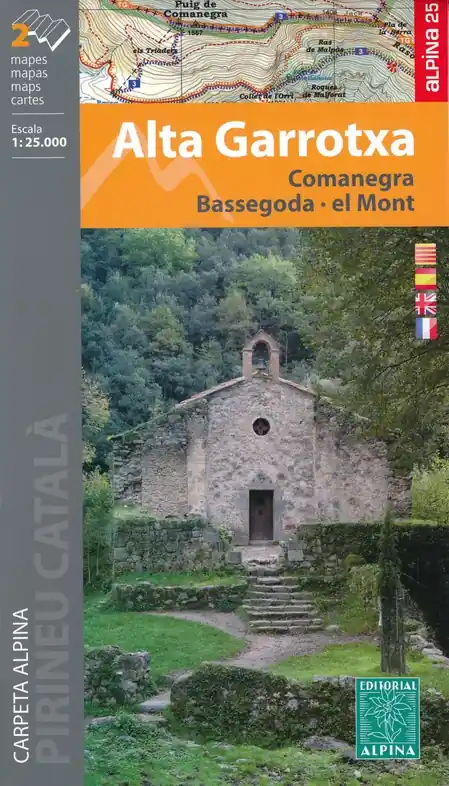 wandelkaart Alta Garrotxa 1:25.000 Op = Op