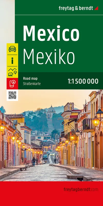 Mexico | autokaart, wegenkaart 1:1.500.000 Direct Beschikbaar