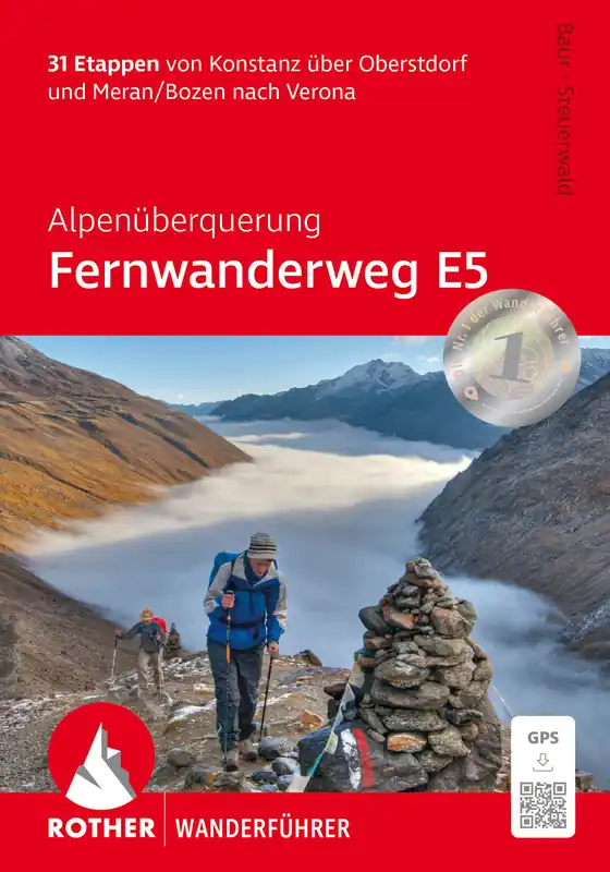 Koop Online wandelgids E5 Fernwanderweg Rother Wanderführer