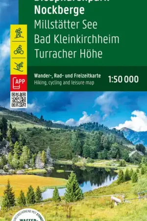 WK-222 Bad Kleinkichheim NP Nockberge wandelkaart 1:50.000 Gereduceerde Prijs