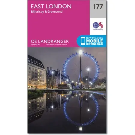 LR-177 East London | topografische wandelkaart Hete Deal
