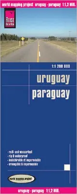 Speciale Aanbieding Uruguay,Paraguay | landkaart, wegenkaart 1:1.200.000