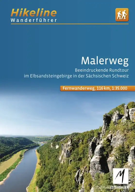 Malerweg | Hikeline Wanderführer (wandelgids) Voordeelprijs