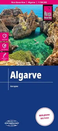 Weekendaanbieding Algarve landkaart, wegenkaart 1:100.000