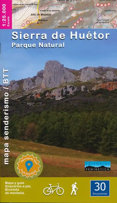 wandelkaart Sierra de Huétor Parque Natural 1:25.000 Bestel Nu