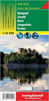 WK-074 Kamptal - Zwettl - Horn - Langenlois - Krems wandelkaart 1:50.000 Koopje