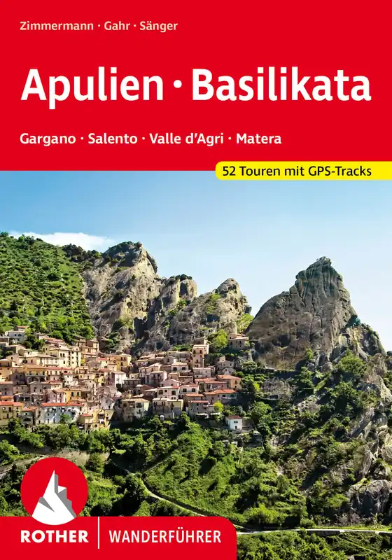 wandelgids Apulien – Basilikata Rother Wanderführer Laatste Versie