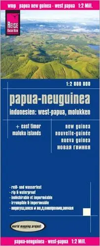 Shop Nu Papua New Guinea, Molukken | landkaart, wegenkaart 1:2.000.000
