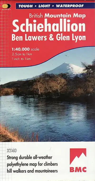 Schiehallion BMC Mountain Map | wandelkaart 1:40.000 Fabrieksprijs