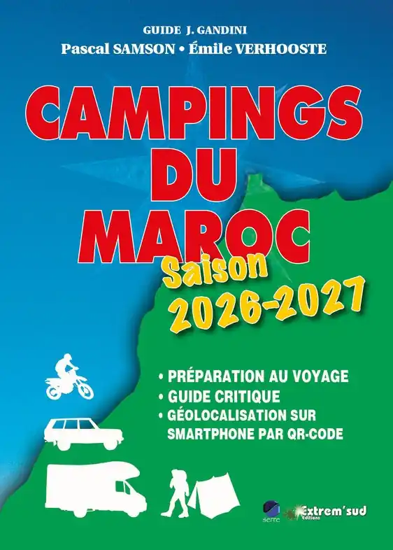 Campings du Maroc (campinggids Marokko) Fabrieksprijs