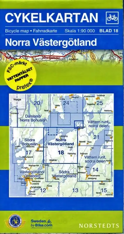 NC-18 Norra Västergötland 1:90.000 Hete Deal