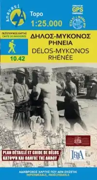 10.42 Delos-Mykonos-Rheneia 1:25.000 Korting