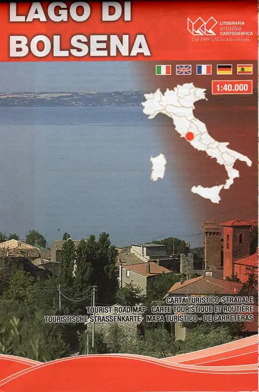Lage Prijs Lago di Bolsena 1:40.000