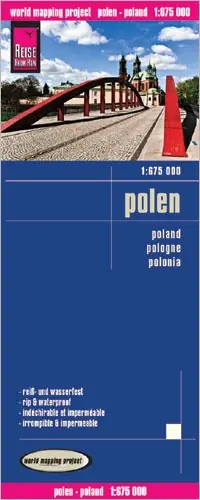 Polen landkaart, wegenkaart 1:675.000 Shop Nu