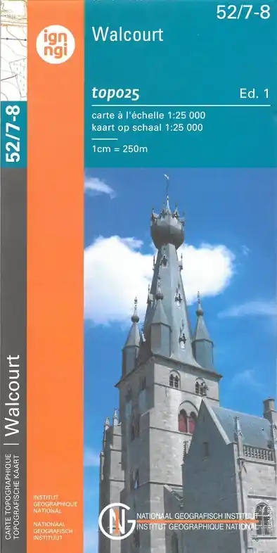 Laatste Kans NGI-52/7-8 Silenrieux, Walcourt | topografische wandelkaart 1:25.000