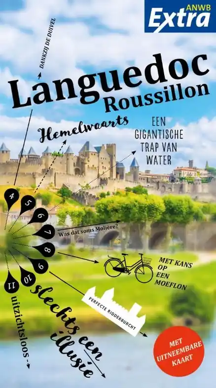 ANWB Extra reisgids Languedoc-Roussillon Gratis Retour