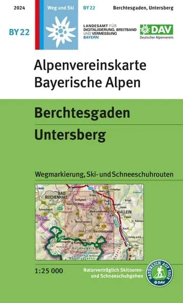 Koop Vandaag Alpenverein wandelkaart BY-22 Berchtesgaden, Untersberg 1:25.000
