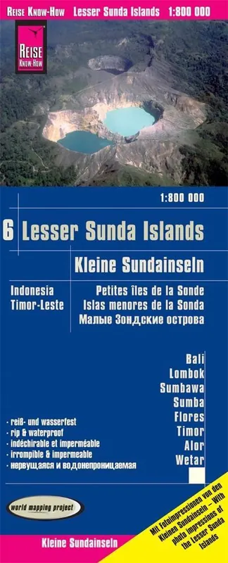 Nu Kopen Kleine Sunda eilanden landkaart, wegenkaart 1:800.000