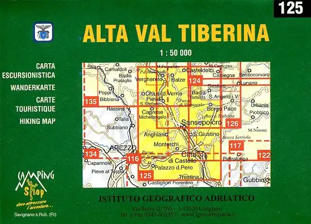 125 Alta Val Tiberina Direct Verzonden