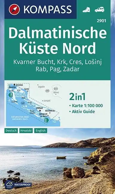Korting KP-2901 Dalmatinische Küste Nord 1:100.000