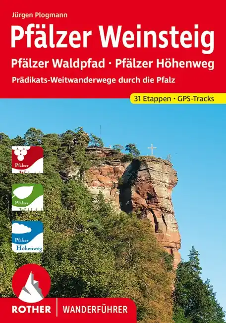 Op = Op wandelgids Pfälzer Weitwanderwege Rother Wanderführer