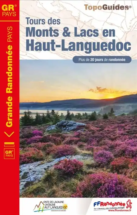Laatste Versie TG-3481 Tours des monts et lacs en Haut-Languedoc| wandelgids