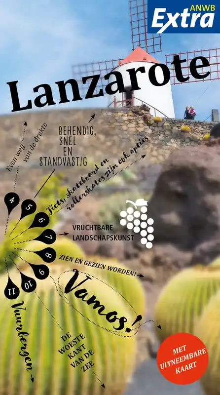 Gecertificeerd ANWB Extra reisgids Lanzarote