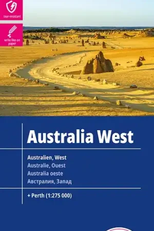 West Australia landkaart, wegenkaart 1:1.800.000 Laatste Kans