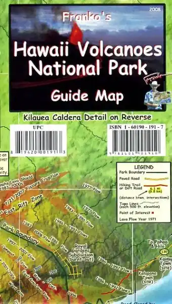 Hawaii Volcanoes National Park, Kilauea Crater 1:16.500 Gratis Verzending