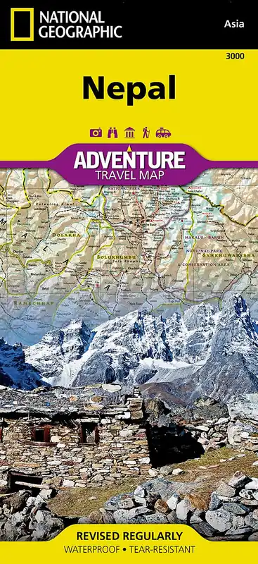 Nepal Adventure Map 1:625.000 Direct Verzonden