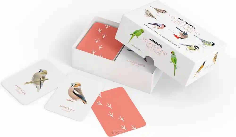 Vogels rond het huis - memospel Beperkte Voorraad