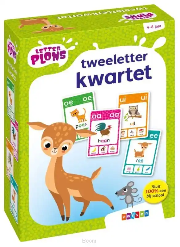 Op = Op tweeletterkwartet / 4-8 jaar