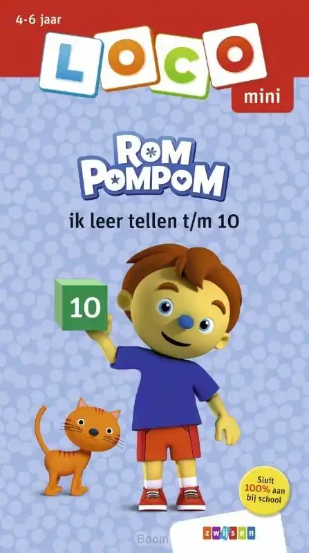 Loco mini Rompompom ik leer tellen t/m 1 Aanbieding