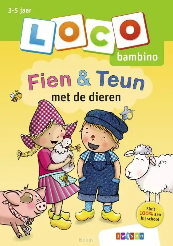 Loco bambino Fien & Teun met de dieren Voordeelprijs