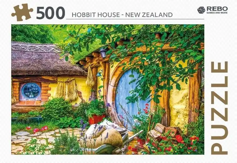 Rebo legpuzzel 500 stukjes - Hobbit hous Dagaanbieding
