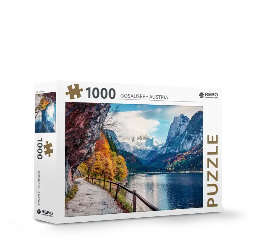 Premium Rebo legpuzzel 1000 stukjes - Gosausee A