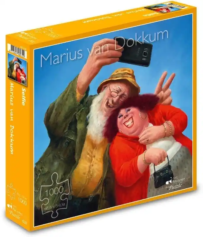 Marius van Dokkum - Selfie - Puzzel 1000 Finale Uitverkoop