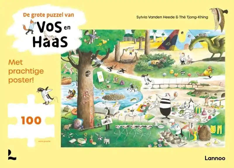 Rechtstreeks Van De Fabrikant De grote puzzel van Vos en Haas (100 stu