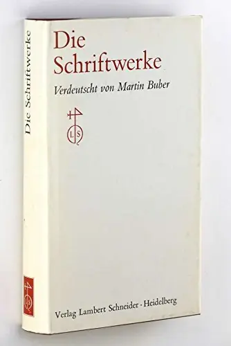 Aanbieding Die Schriftwerke. Verdeutscht von Martin Buber (Die Schrift 4) - Martin Buber
