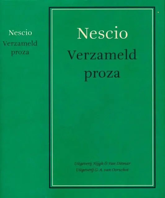 Verzameld proza - Nescio Must-Have