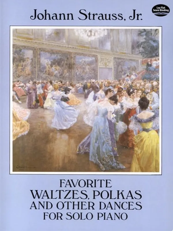 Bestel Nu Favorite waltzes, polkas, and other dances for solo piano - Johann Strauss