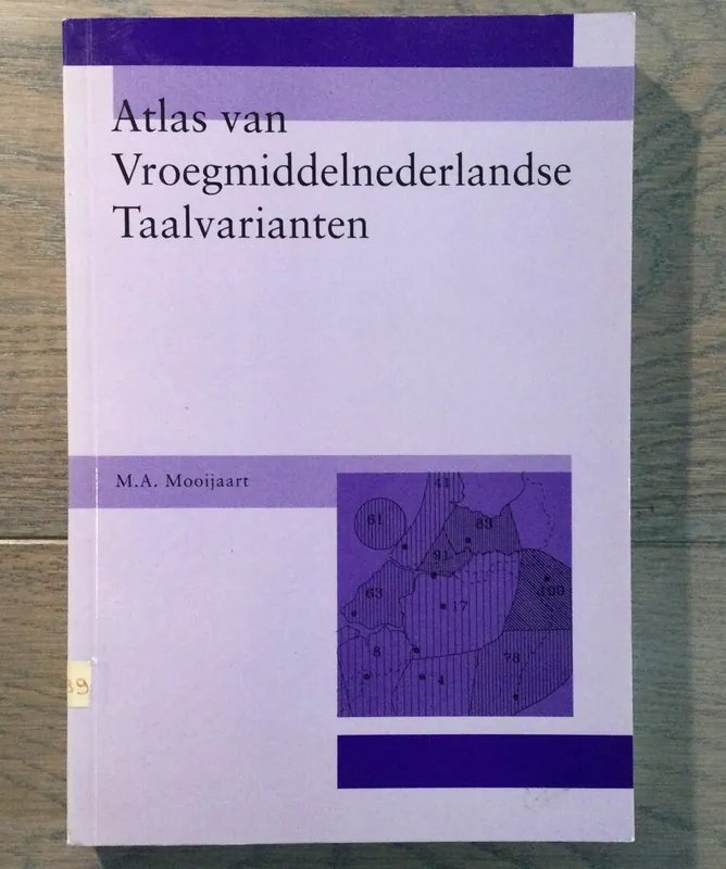 Atlas vroegmiddelnederl. taalvarianten - Mooyaart Fabrieksprijs
