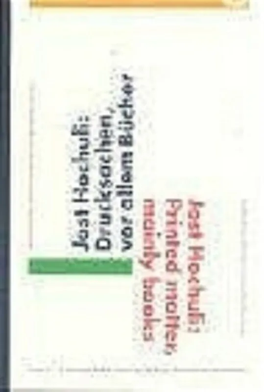 Weekendaanbieding Printed Matter, Mainly Books - Jost Hochuli