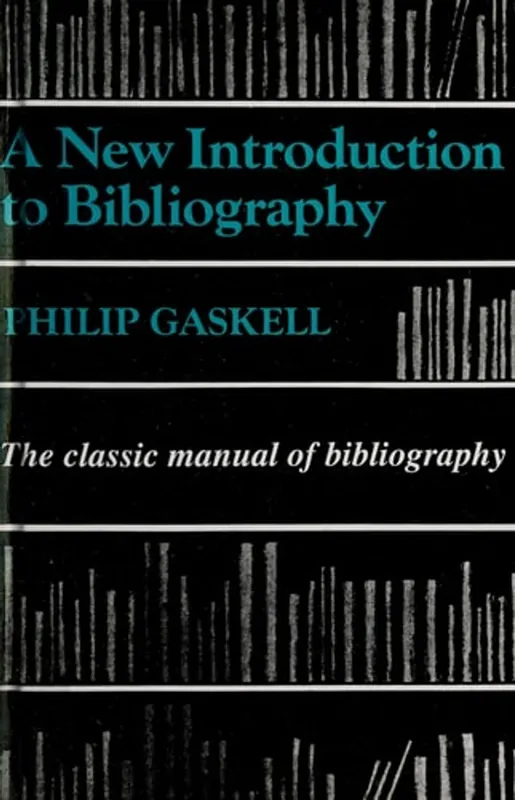 A New Introduction to Bibliography - Philip Gaskell Dagaanbieding