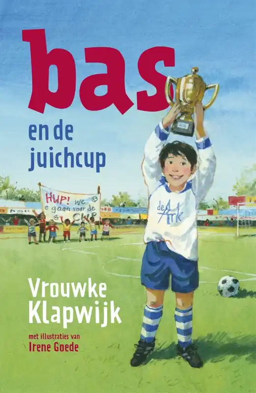 Merkproduct Bas en de juichcup - Vrouwke Klapwijk