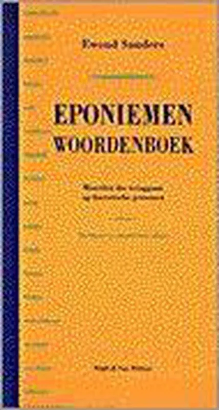 Premium Eponiemenwoordenboek - Ewoud Sanders