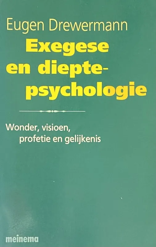 Superprijs Exegese en dieptepsychologie - E. Drewermann