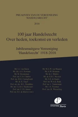 100 jaar Handelsrecht - L.J. van Baren Shop Nu