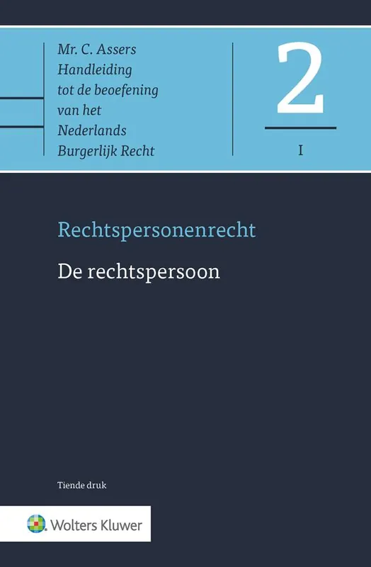 De rechtspersoon / Druk 10 Snelle Levering